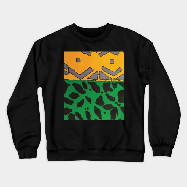 Afrocentric Pattern Crewneck Sweatshirt by CrazyCraftLady